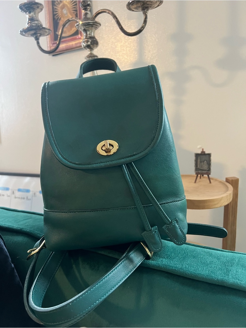 Vintage Coach Leather Daypack - Picture 2 of 9